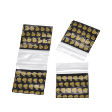 44*48mm Zip Lock Poly Bag for Tobacco Storage Herb Bag Herbal Storage Bag 100pcs/pack Smoking accessories